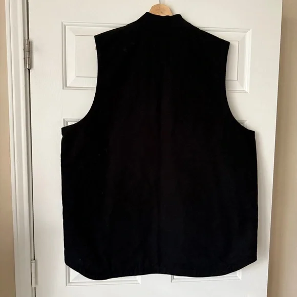 Vintage Carhartt Vest Men Canvas Quilted Lined - Picture 4 of 5